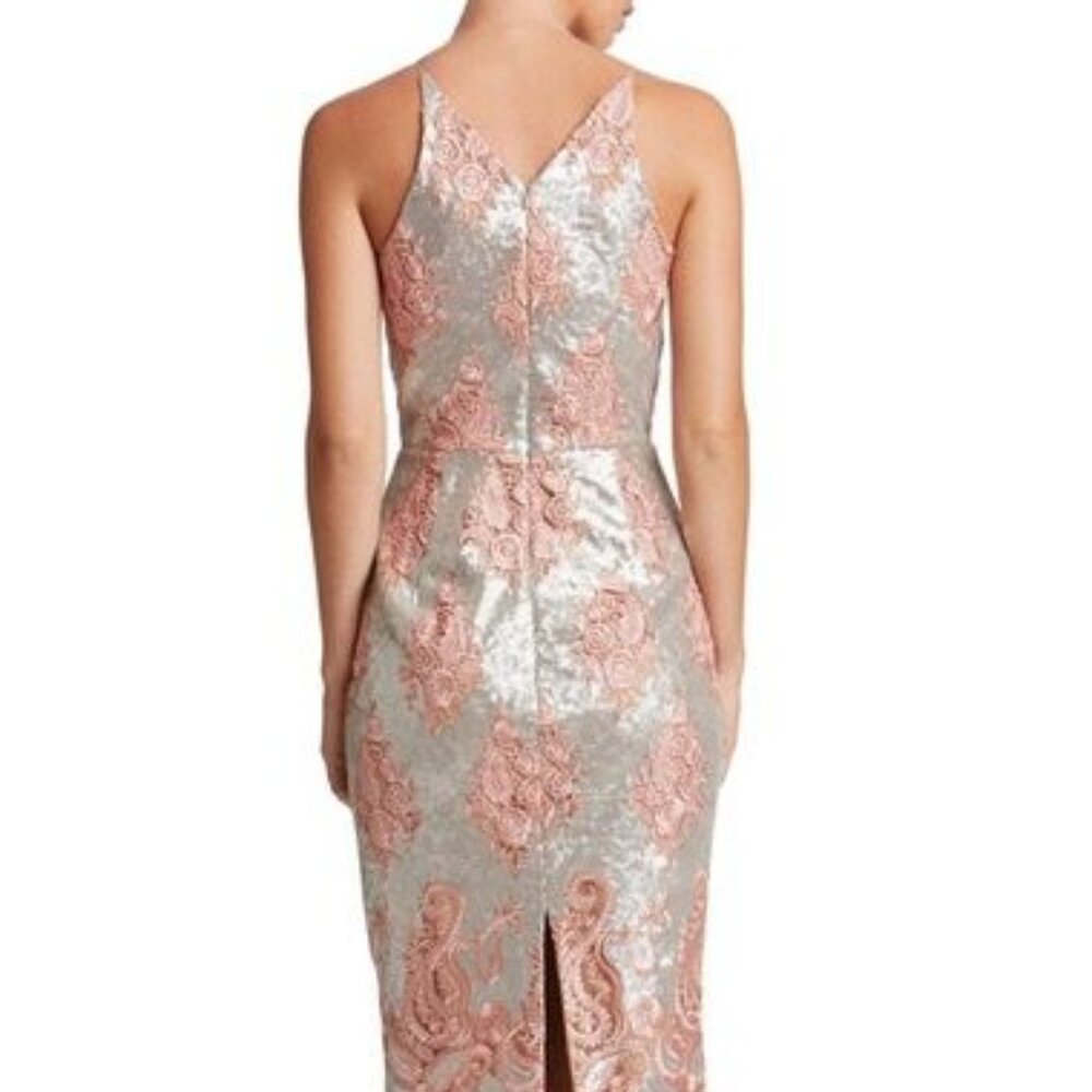 Dress the Population Angela Sequin & Lace Dress XS Homecoming Formal Holiday - Picture 13 of 15